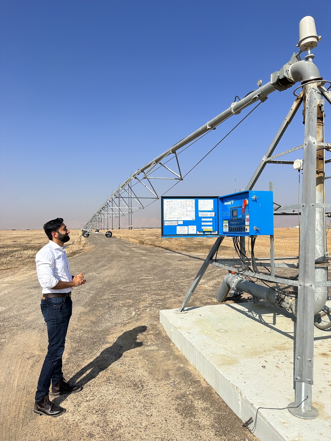 Wheat Production Across 400 Hectares in the United Arab Emirates