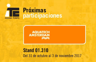 Aquatech, próxima participación.