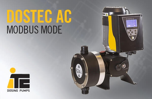 Fluid dosing through the Modbus protocol with Dostec AC